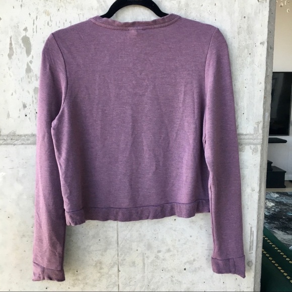 Gymshark Activewear Long Sleeve Crop Top Pullover M - Picture 3 of 4